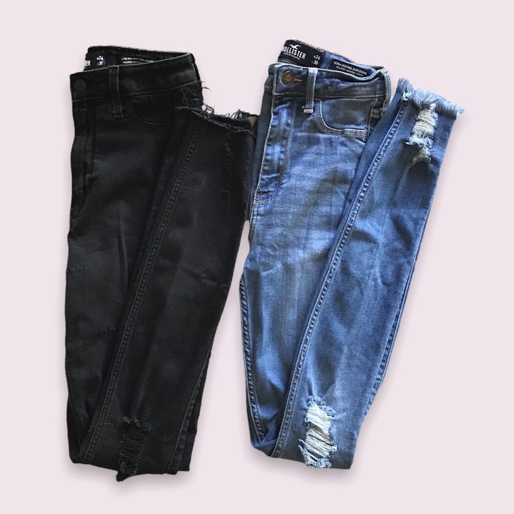Bundle Hollister ultra high rise skinny jean advanced stretch